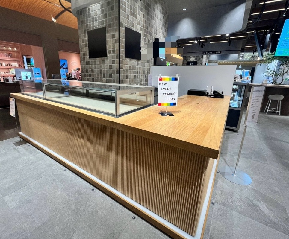 【有楽町マルイ】1階 カレンダリウムF05【食物販】店内入って正面の好立地スペース。しっかり接客出来るスペースを確保。＊カレンダリウムF03と同時使用推奨区画。