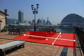 【神戸ハーバーランドumie(ウミエ)】イベント会場「モザイク2階 光の広場」