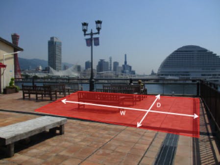 【神戸ハーバーランドumie(ウミエ)】イベント会場「モザイク2階 光の広場」