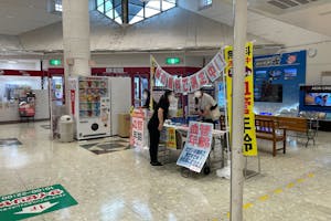 【イオン米沢(1階12㎡)】ポップアップストアやセールスプロモーションに適した正面エントランス目の前のイベントスペース