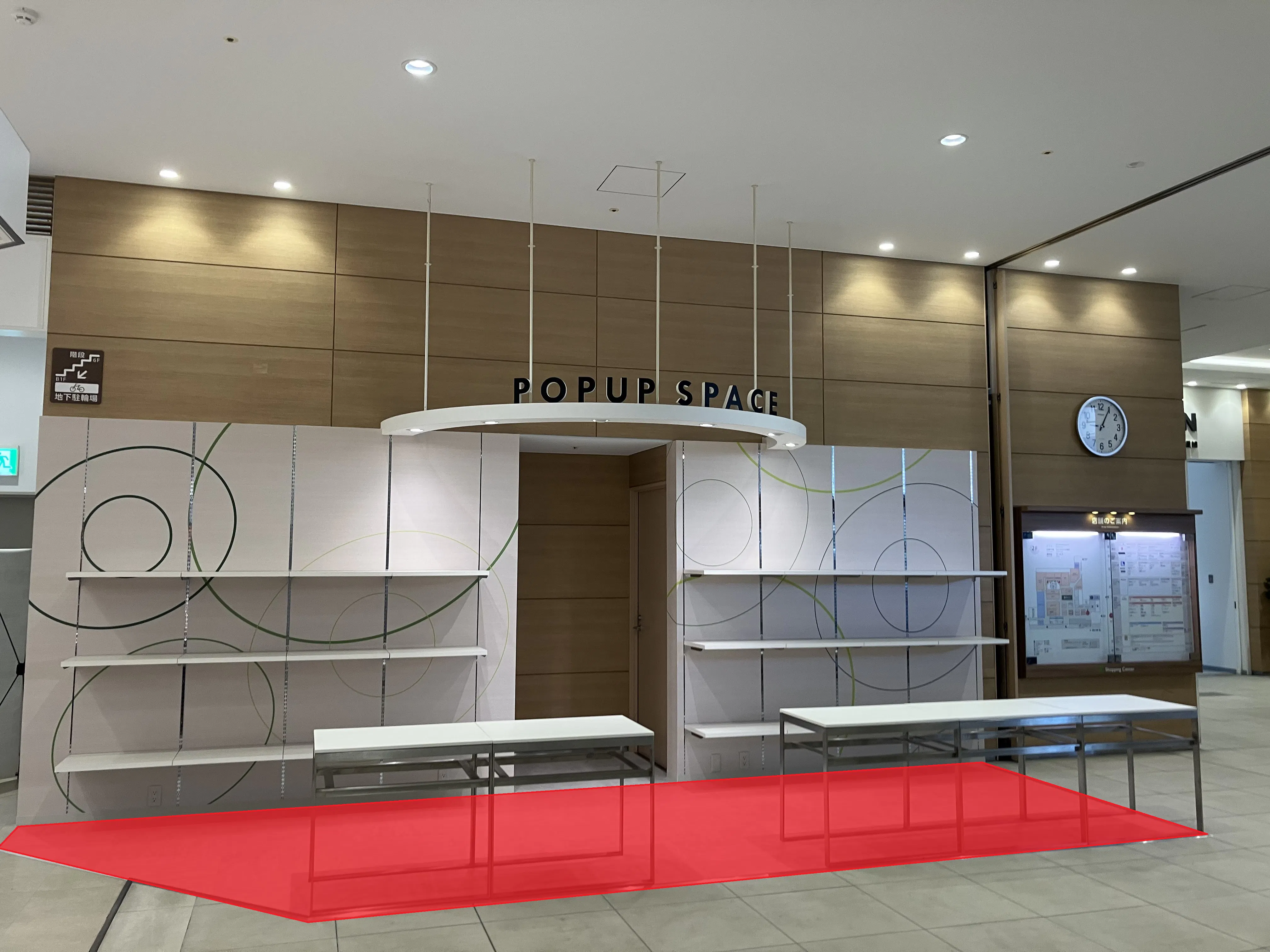 【ボーノ相模大野ショッピングセンター】2階ポップアップスペース　物販、食物販のポップアップストアや販促プロモーションに最適な催事イベントスペース