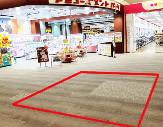 【イオンモール奈良登美ケ丘*】３F　アミューズメントパーク前