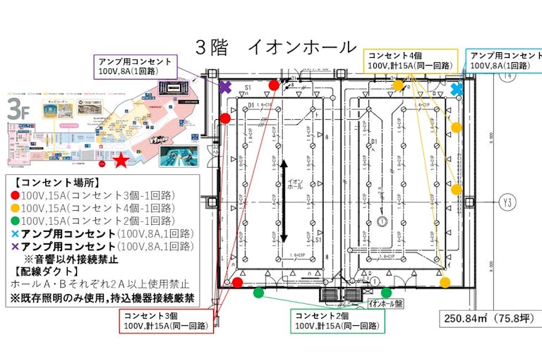 【イオンモール新利府】3階 イオンホールの画像3