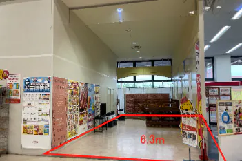 【イオンスーパーセンター五城目】食品レジ前催事スペースB 販促プロモーションや物販に最適なスーパー店内催事イベントスペース