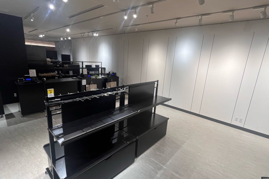 什器を配置したイメージ