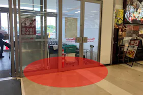 【ベイシア ちば古市場店】食品入口前スペース 販促プロモーションに最適なスーパー店内催事イベントスペース