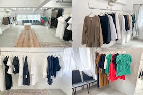 【恵比寿駅5分】展示会、ギャラリー、撮影用途に最適な2面採光で自然光あふれるイベントスペース。ハンガーラック9本貸出。