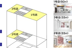 【恵比寿駅5分】展示会、ギャラリー、撮影用途に最適な2面採光で自然光あふれるイベントスペース。ハンガーラック9本貸出。