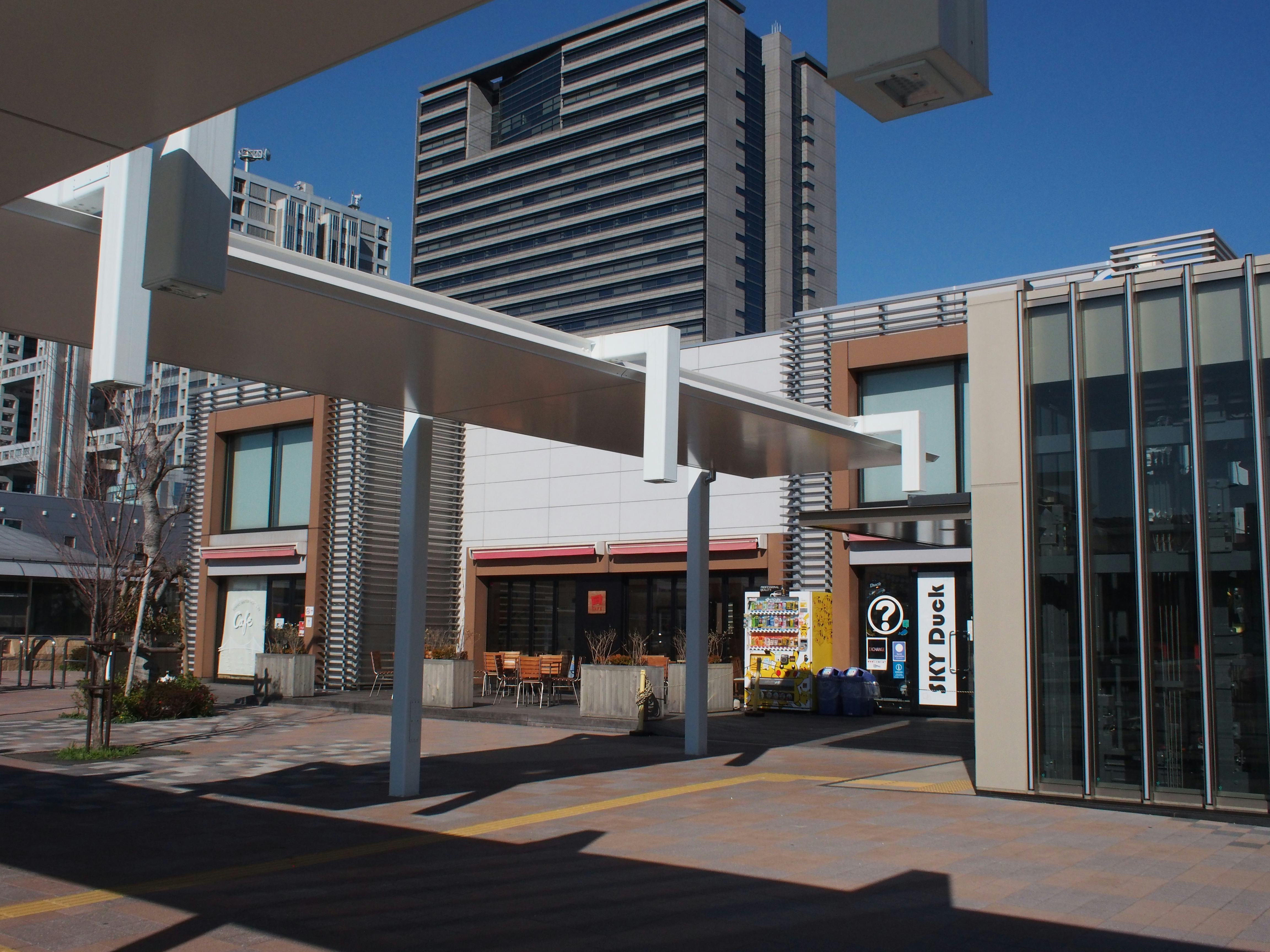 【東京テレポート駅1分】物販やプロモーションに最適な、駅近の1Fのテラススペース