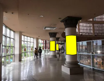 【イオン明石ショッピングセンター*】2番街　柱巻きポスター