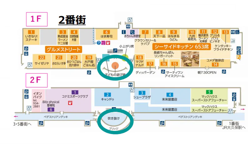 【イオン明石ショッピングセンター*】2番街 柱巻きポスター