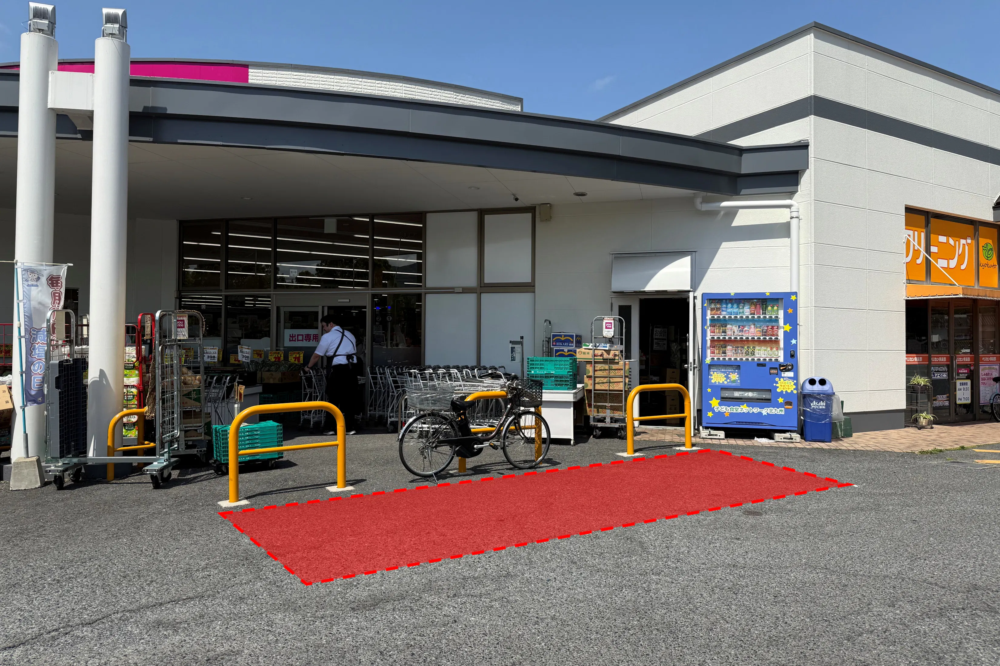 【ゆめマート 香月西】屋外駐車場前 キッチンカーや販促プロモーションにおすすめな催事イベントスペース