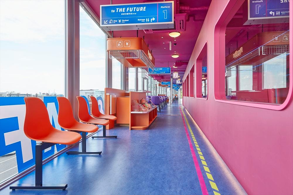 【梅小路京都西駅1分】伝統と未来が交差する列車型レストラン「FUTURE TRAIN KYOTO DINER & CAFE」内のスペース