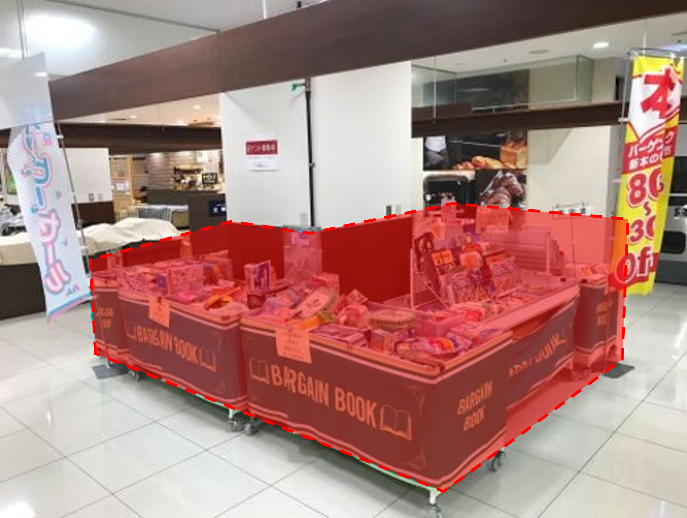 【西友　新長田店】催事場②　ポップアップストア(物販、食物販)やプロモーション用途に最適なスーパー店内催事イベントスペース