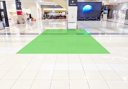 【イオンモール各務原インター】プロモーションイベントやポップアップストアに最適な1F アンジェリークフローリスト前の催事イベントスペース