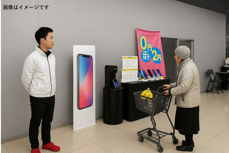 【メガセンタートライアル新宮店】プロモーションや出張販売に利用可能なカート横イベントスペース(※ウォーターサーバー不可)の画像2