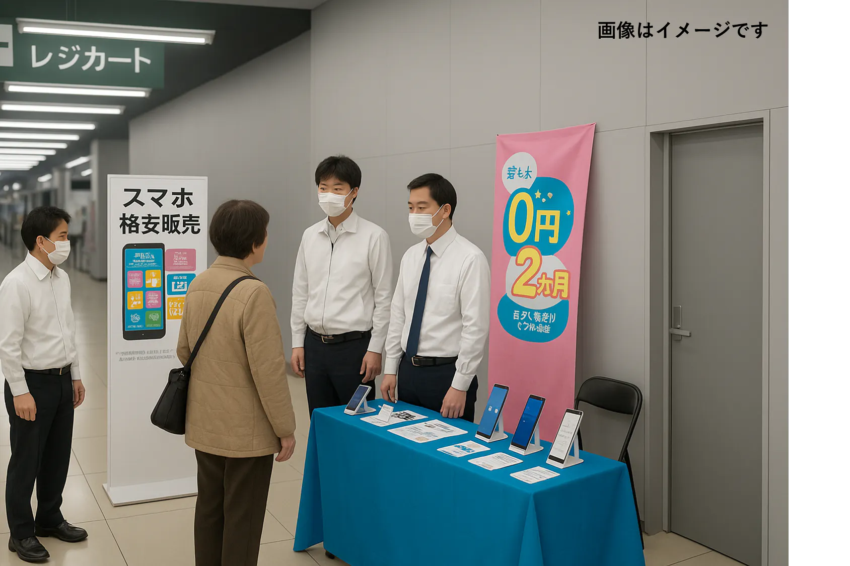 【メガセンタートライアル新宮店】プロモーションや出張販売に利用可能なカート横イベントスペース(※ウォーターサーバー不可)