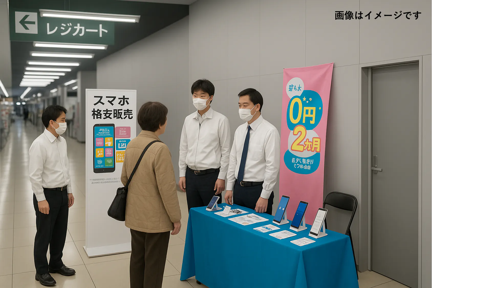 【メガセンタートライアル新宮店】プロモーションや出張販売に利用可能なカート横イベントスペース(※ウォーターサーバー不可)