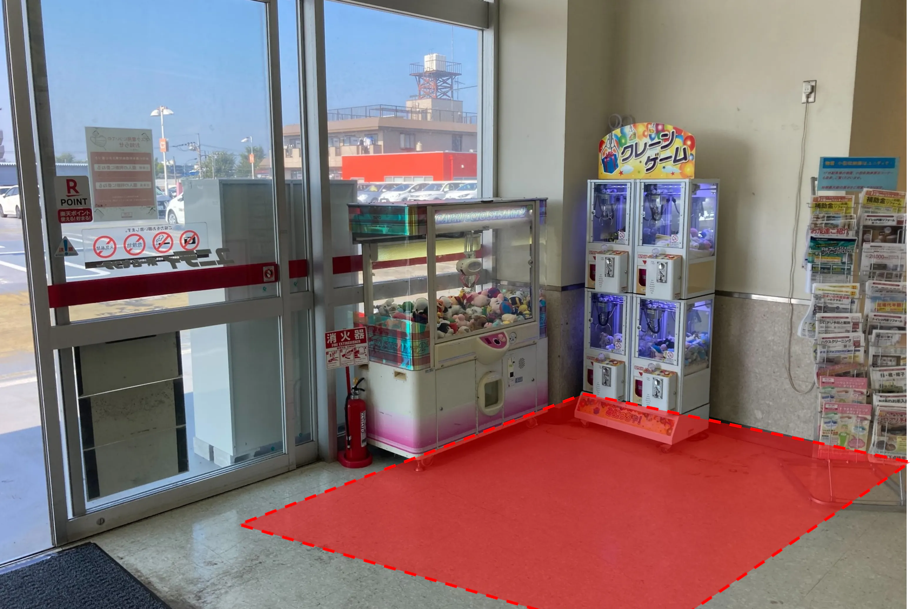 【ユニディ相模大野店】2階エレベーターホール 物販やプロモーションに最適なホームセンター内エレベーター前の催事イベントスペース