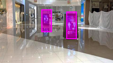 【イオンモール名古屋茶屋】モール内広告 サイネージ