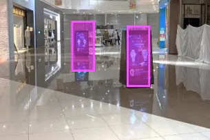 【イオンモール名古屋茶屋】モール内広告 サイネージ