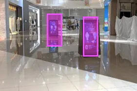 【イオンモール名古屋茶屋】モール内広告 サイネージ