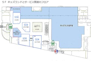 【ロブレ】小山駅直結!ポップアップストアや出張販売に最適な5Fキッズランド待機スペース前のイベントスペース