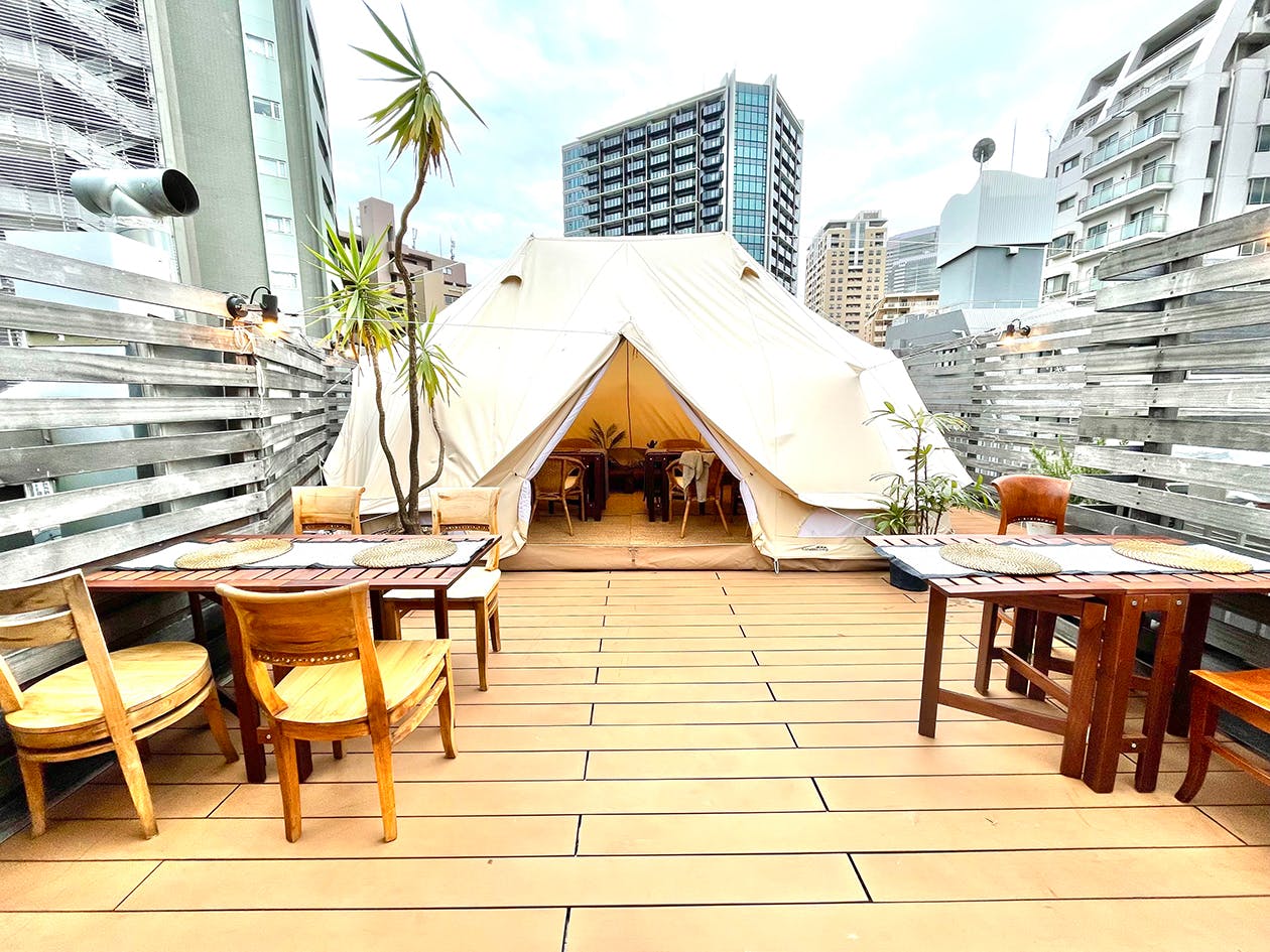 【恵比寿駅7分】屋外型イベントやワークショップに適した恵比寿の中心に位置するレンタルグランピングスペース