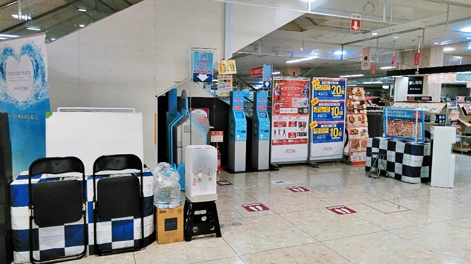 【イオン光店】各種プロモーションや物販、食物販のポップアップストアに最適な1階エスカレーター横のイベントスペース