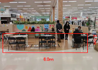 【イオンスーパーセンター盛岡渋民店】バイパス入口側フードコード 販促プロモーションや物販に最適なスーパー店内催事イベントスペースの画像