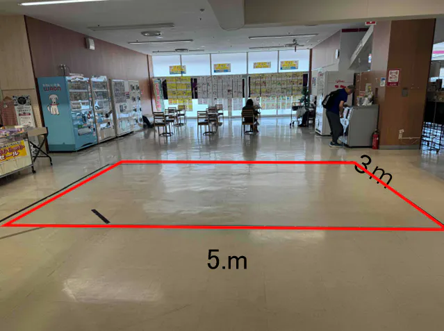 【イオン船岡店】１Fフードコード前 販促プロモーションに最適なスーパー店内催事イベントスペース