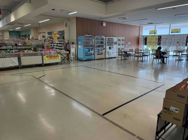【イオン船岡店】１Fフードコード前 販促プロモーションに最適なスーパー店内催事イベントスペース