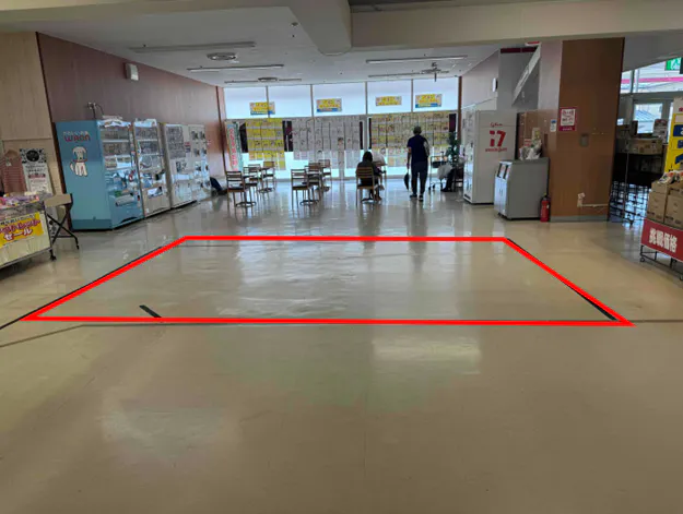 【イオン船岡店】1Fフードコード前 販促プロモーションに最適なスーパー店内催事イベントスペース