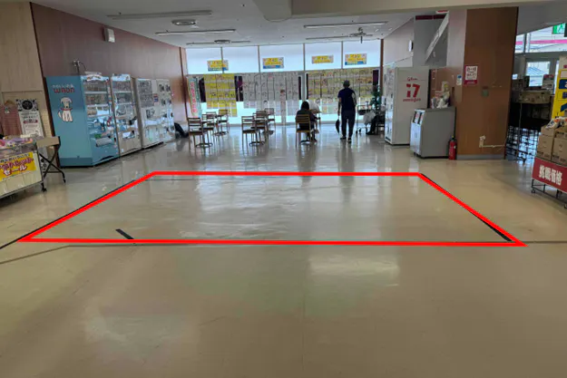 【イオン船岡店】1Fフードコード前 販促プロモーションに最適なスーパー店内催事イベントスペース