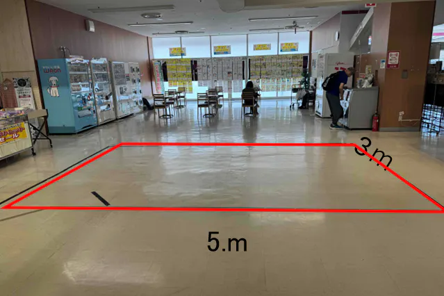 【イオン船岡店】1Fフードコード前 販促プロモーションに最適なスーパー店内催事イベントスペース