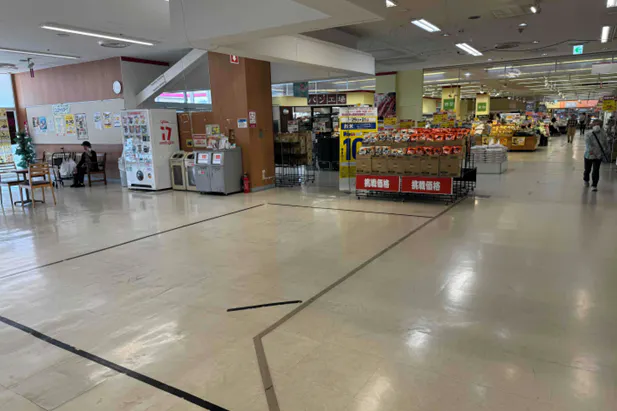 【イオン船岡店】1Fフードコード前 販促プロモーションに最適なスーパー店内催事イベントスペース
