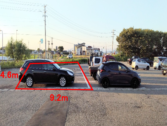 【マックスバリュ藤島】駐車場(移動販売車　電源なし)キッチンカー出店に最適なスーパー店外催事イベントスペース