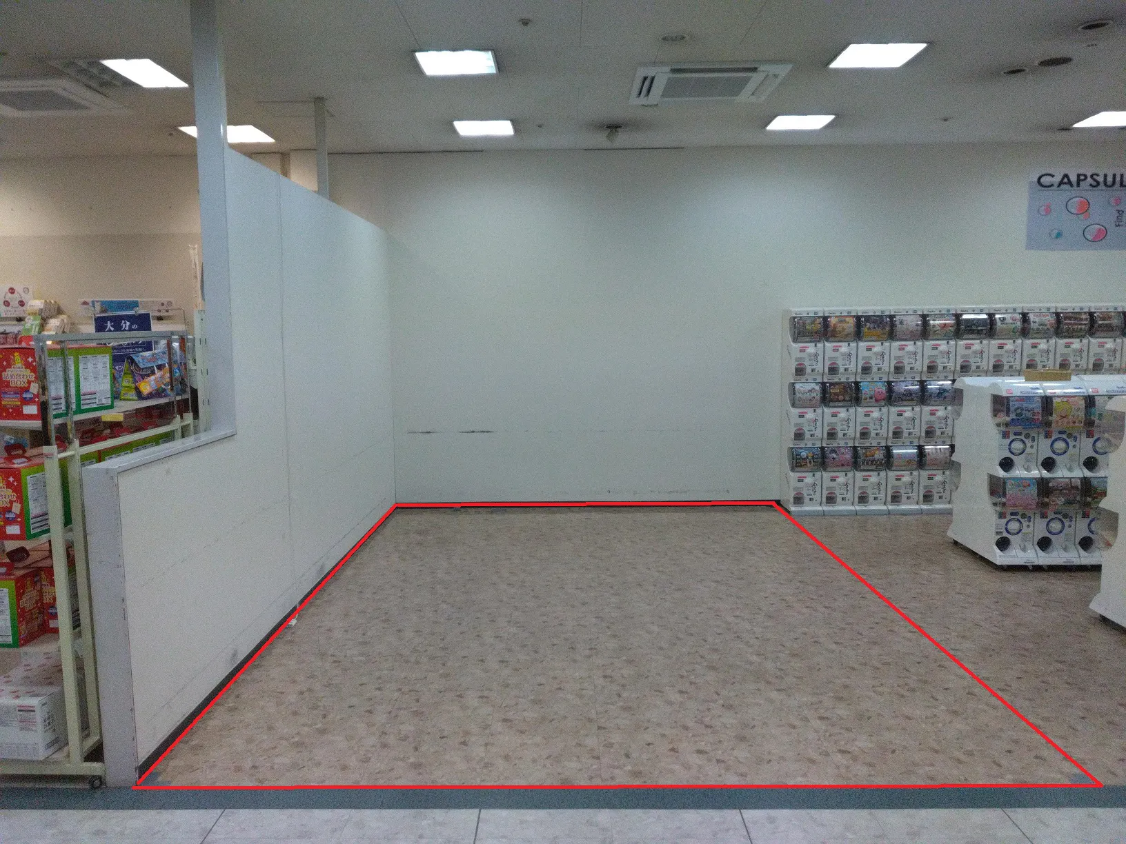 【イオン光吉店(大分県)】1F レジアウト サーティーワン横区画 (約5.75坪)