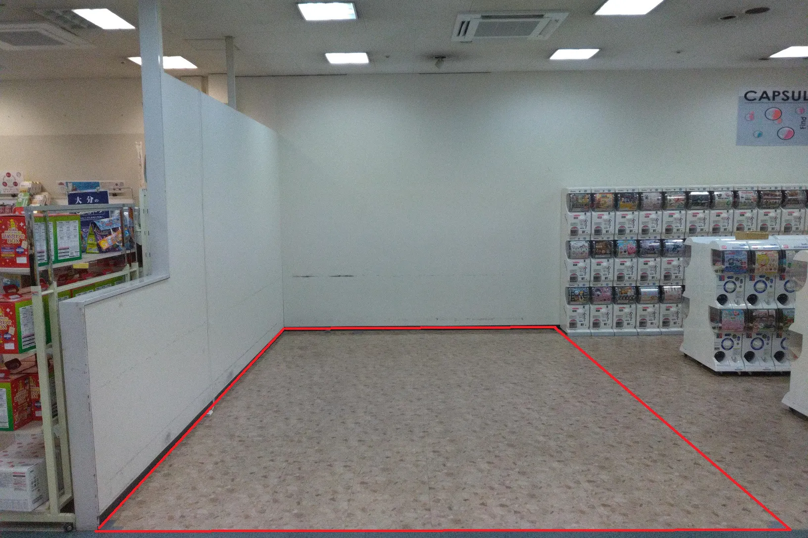 【イオン光吉店(大分県)】1F レジアウト サーティーワン横区画 (約5.75坪)