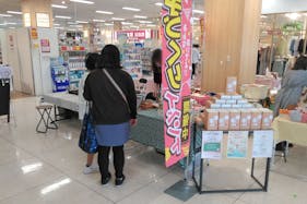 【イオン福島店】各種物販やプロモーションイベントに最適な施設1階施設出入口付近にあるイベントスペース