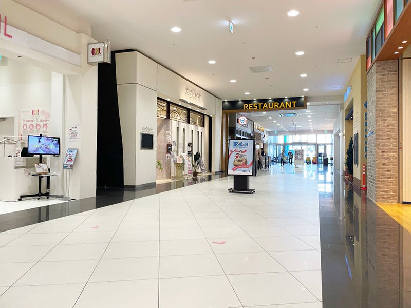 【イオンモール春日部】1F B-3レストラン入口の画像