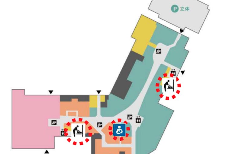 【イオンモール川口】モール内広告 授乳室・おむつ替えシート壁面の画像3