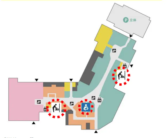 【イオンモール川口】モール内広告 授乳室・おむつ替えシート壁面