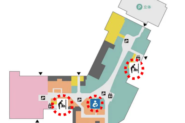 【イオンモール川口】モール内広告 授乳室・おむつ替えシート壁面の画像3