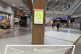 【イオンモールむさし村山】1Fサウスコート柱前イベントスペース(日本一側)