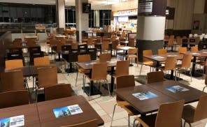 【イオン藤井寺ショッピングセンター】モール内広告 フードコート