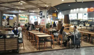 【イオン藤井寺ショッピングセンター】モール内広告 フードコート