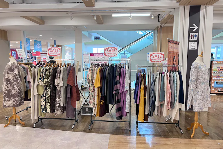 婦人服販売×店内催事@イオン新浦安SCの出店事例
