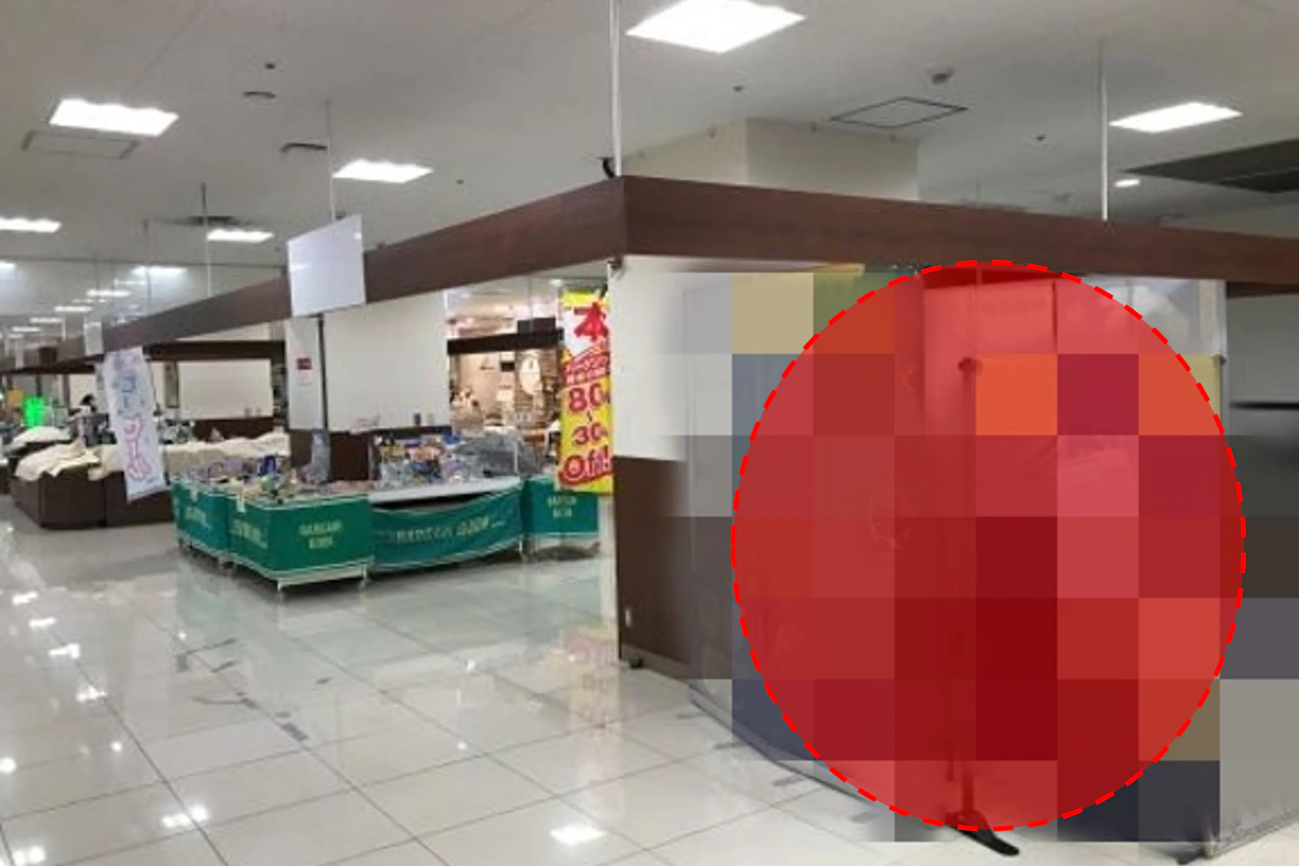 【西友 新長田店】催事場① ポップアップストア(物販、食物販)やプロモーション用途に最適なスーパー店内催事イベントスペース