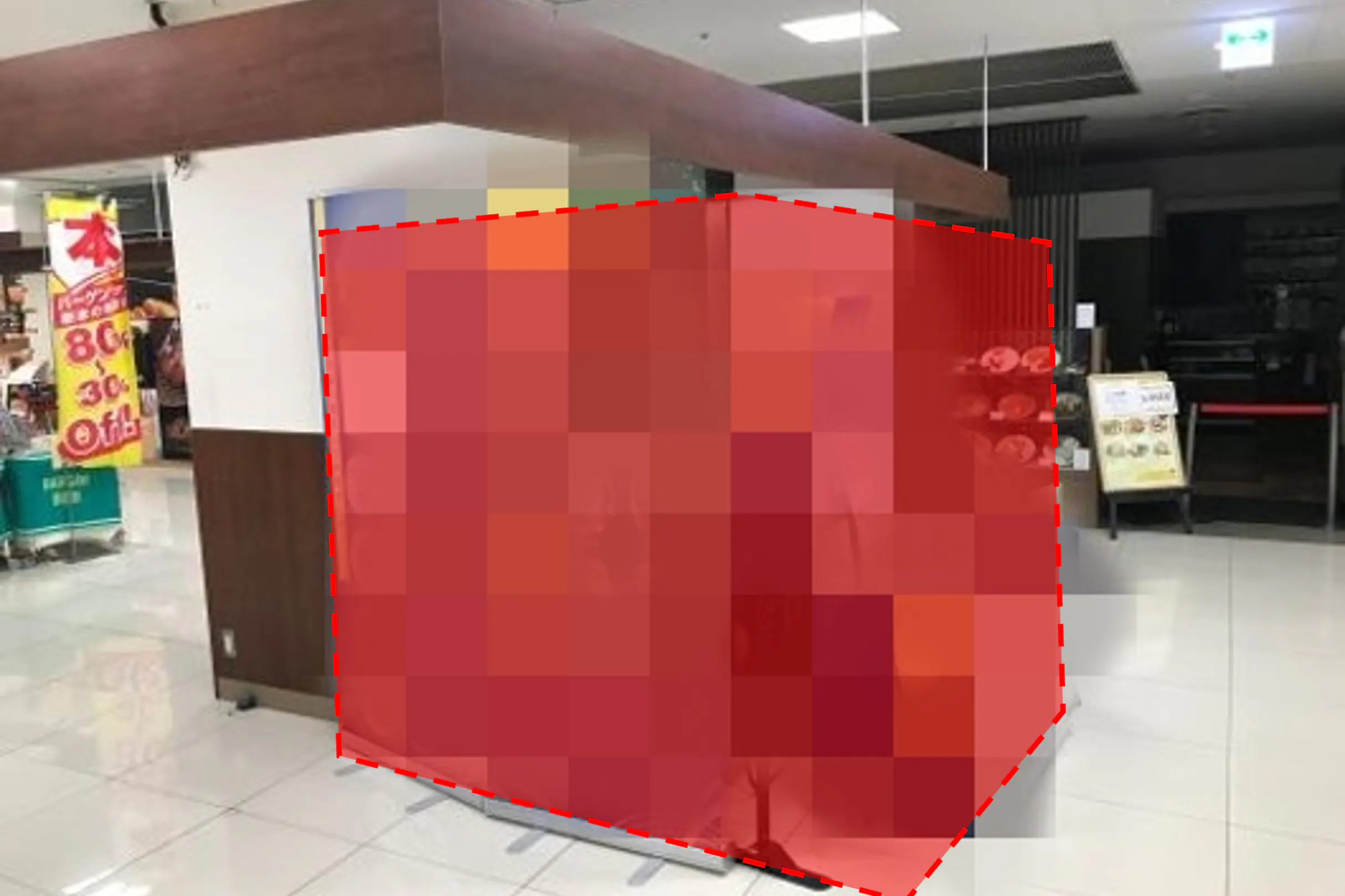 【西友 新長田店】催事場① ポップアップストア(物販、食物販)やプロモーション用途に最適なスーパー店内催事イベントスペース